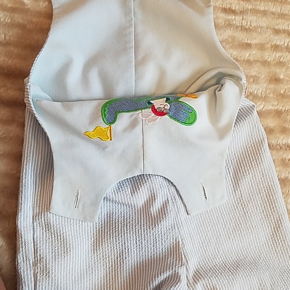 Boy's Embroidered Romper (REVERSIBLE) - Picture 5 of 6